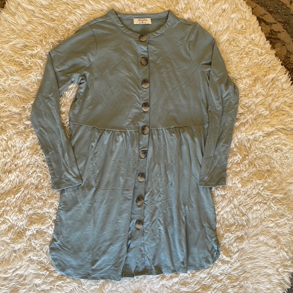 Zenana Dress/Cardigan